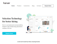 Tablet Screenshot of harver.com